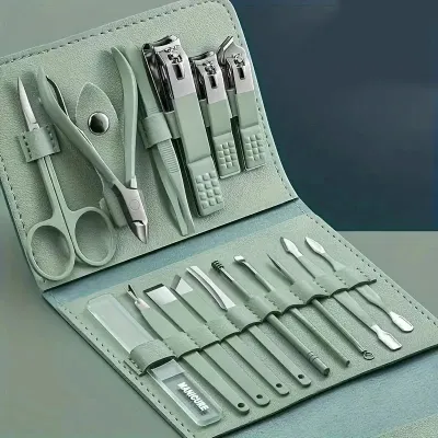 16 in 1 Stainless Steel Portable Nail Clipper Set